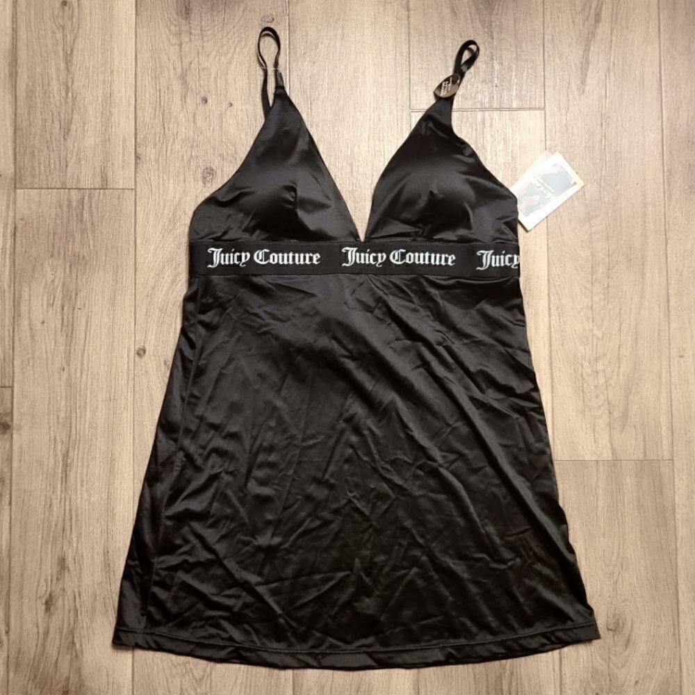 NWT Juicy Couture Black Nightgown Set Size L